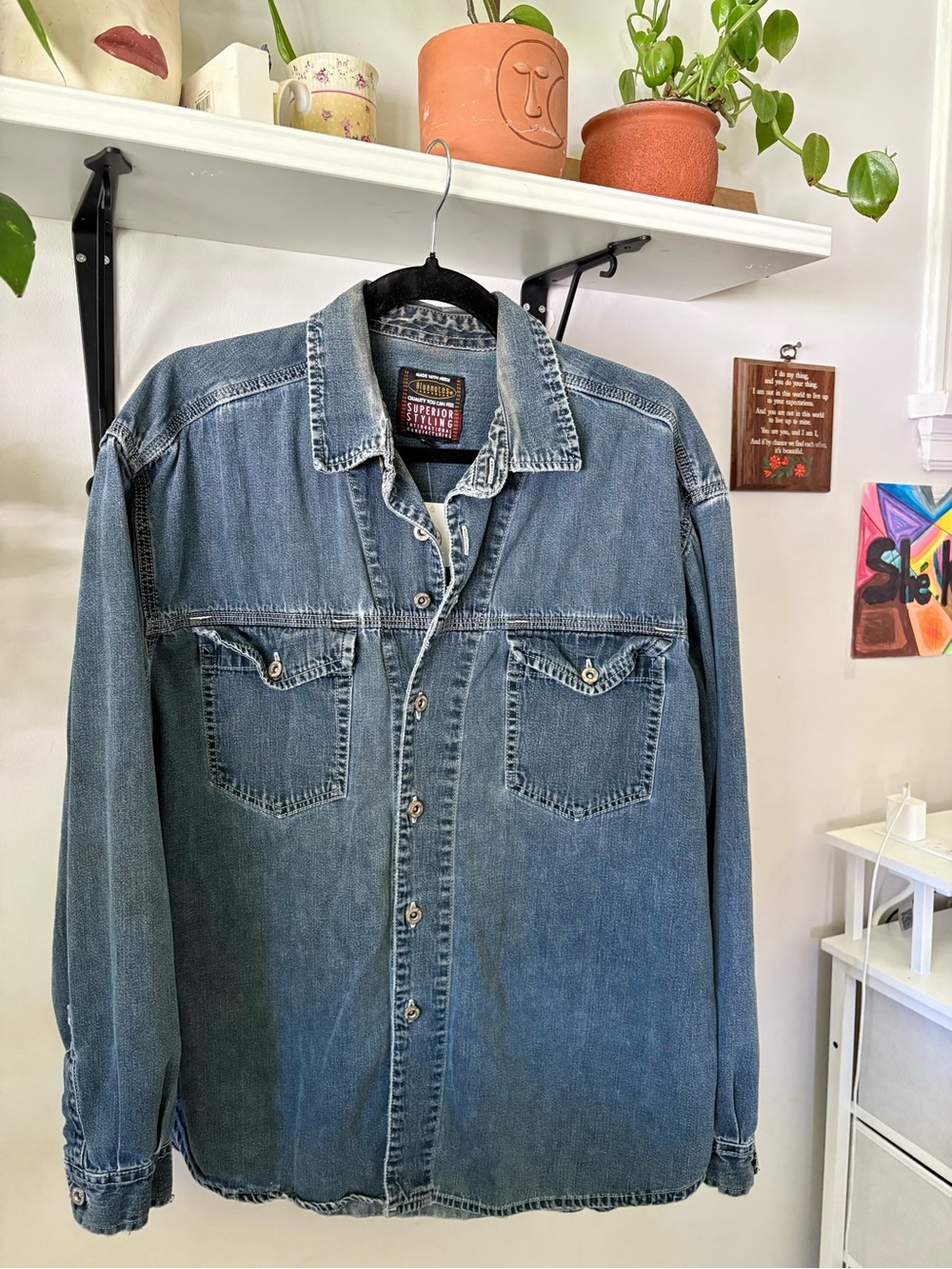 Bluenotes Faded Light Blue Denim Jacket